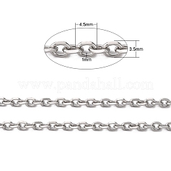 Chaînes de câbles en acier inoxydable 304 résistant au ternissement&nbsp;CHS-K002-28