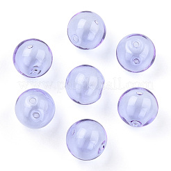 Transparente Kugelperlen aus geblasenem Borosilikatglas&nbsp;GLAA-T003-09B