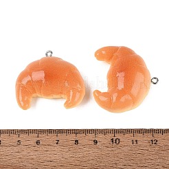Pendentifs alimentaires imitation résine opaque&nbsp;RESI-Q232-08C