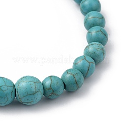 La piedra preciosa natural y sintética pulseras del estiramiento de abalorios&nbsp;BJEW-JB05414