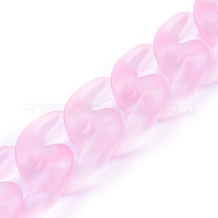 Catenella in acrilico trasparente fatta a mano&nbsp;AJEW-JB00544-09