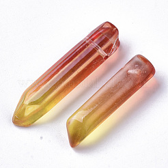 Perle di vetro bicolore&nbsp;GLAA-S167-13B