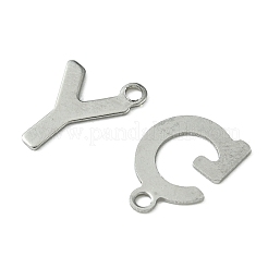 200 pz 26 ciondoli in acciaio inossidabile stile 201&nbsp;STAS-FS0001-44