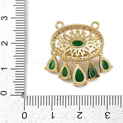 Colgante micropavé cubic zirconia de latón&nbsp;KK-S526-11G-B