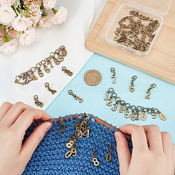 DIY Strickwerkzeug-Sets Nummer 0~9&nbsp;HJEW-GO00073
