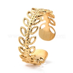 Anillos de dedo de acero inoxidable 304 con revestimiento iónico (IP)&nbsp;RJEW-L102-32G