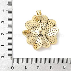 Colgante micropavé cubic zirconia de latón&nbsp;KK-L239-035G