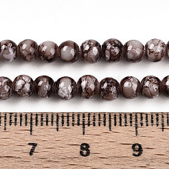 Backen Farbe Glasperlen Stränge&nbsp;DGLA-N003-4mm-A05