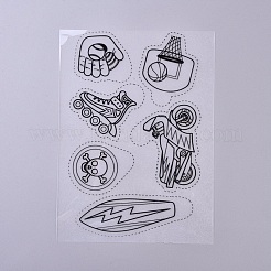 Papier de film thermorétractable en plastique&nbsp;DIY-WH0151-27A