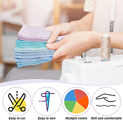 36 Stück Baumwollband in 18 Farben.&nbsp;DIY-WH0542-52