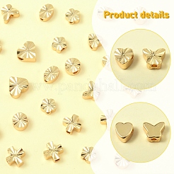 35pcs 7 Arten Messingperlen&nbsp;KK-FS0001-69