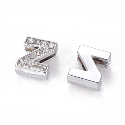 Lega fascini dello scorrevole iniziali con un grado di strass&nbsp;ALRI-R032-Z-FF