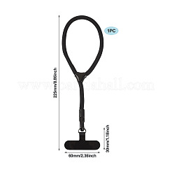 Linguetta di fissaggio per telefono con cavo in poliestere&nbsp;HJEW-TAC0009-30B-01