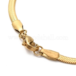 Collar de cadena de espiga de acero inoxidable 304 con revestimiento iónico (IP) para hombres y mujeres.&nbsp;X-NJEW-E076-04B-G