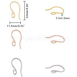 Ohrringhaken aus Edelstahl 304&nbsp;STAS-PH0019-05