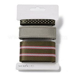 Ruban polyester 9 yards 3 styles&nbsp;SRIB-C002-06B
