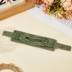 Bracelets en cuir de vachette pour femmes et hommes&nbsp;BJEW-WH20012-04AG-01