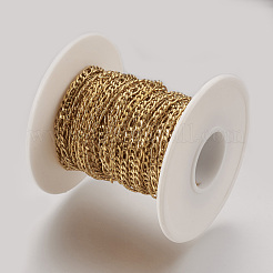 Ionenplattierung (IP) handgefertigte Figaroketten aus 304 Edelstahl&nbsp;STAS-P200-14G