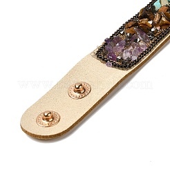 Bracciale con cordino in finta pelle scamosciata&nbsp;BJEW-F428-01