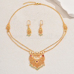 Set di orecchini e collane in lega con strass&nbsp;KR5050