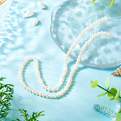1 filo di perle d'acqua dolce coltivate naturali&nbsp;PEAR-TA0001-47