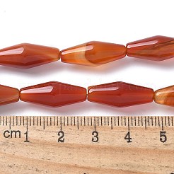 Gefärbte und erhitzte natürliche Karneolperlenstränge&nbsp;G-Q019-A03