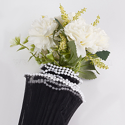 Papier de maille d'emballage de bouquet de fleurs en polyester&nbsp;DIY-WH0542-38A