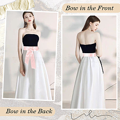 Ruban en tissu de satin ceinture à chaîne à enrouler&nbsp;AJEW-WH0314-198D