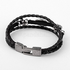 Multi-Strang-Armbänder Lederband&nbsp;X-BJEW-D423-06A