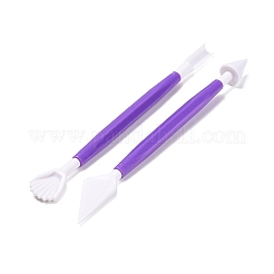 Set di strumenti per scolpire l'argilla da modellare a doppia testa in plastica da 8 pz&nbsp;LS-TOOL-A011-02B