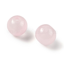 2 brin de perles rondes en verre imitation jade&nbsp;DGLA-FS0001-20A