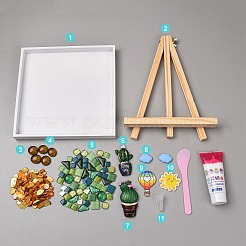 Kit per realizzare vassoio a mosaico fai da te&nbsp;WD-CBA592A-06