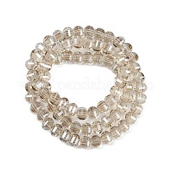 Placcare trasparente perle di vetro fili&nbsp;EGLA-B011-08A-PL03