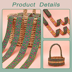 Rubans en polyester de style ethnique&nbsp;OCOR-WH0079-66A