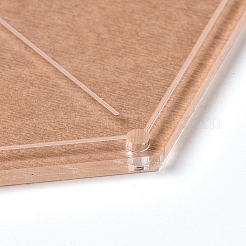 Plaque de pression acrylique transparente&nbsp;LS-DIY-WH0158-46D