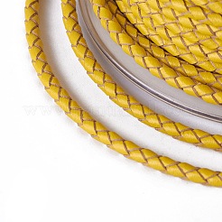 Geflochtene Rindslederschnur&nbsp;WL-I004-3mm-D-10
