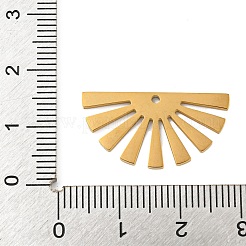 Ionenplattierung (IP) 304 Edelstahlanhänger&nbsp;STAS-B056-17G-02