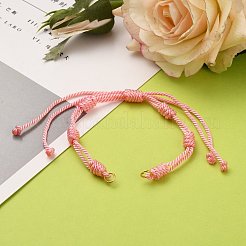 Fabrication de bracelet en cordon de nylon tressé réglable&nbsp;AJEW-JB00758-02