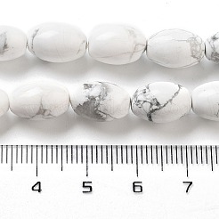 Natürliche Howlith Perlen Stränge&nbsp;G-B106-B25-01