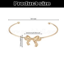 1 bracelet manchette en acier inoxydable 304&nbsp;BJEW-LP0003-31G