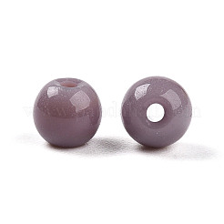 Perles de verre opaques de couleur unie&nbsp;GLAA-N007-4mm-A05