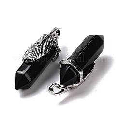 Natürlichen Obsidian Anhänger&nbsp;G-E059-04AS-01