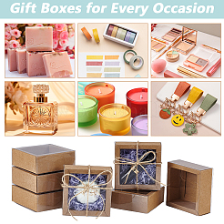 Geschenkschubladenboxen aus Kraftpapierkarton&nbsp;LS-CON-WH0085-129B