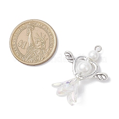 7 colgante de aleación de estilo tibetano y acrílico.&nbsp;PALLOY-JF04330