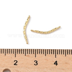 Verbinder-Anhänger aus Messing in Form eines gedrehten Stabes&nbsp;KK-Q039-16G