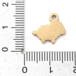 304 Edelstahl-Emaille-Anhänger&nbsp;LS-STAS-G374-01G-01