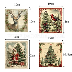 9 Stück wasserdichte Weihnachtsaufkleber aus PVC.&nbsp;PW-WGD33AD-01