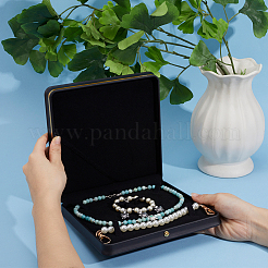 Scatole regalo in similpelle di colore puro con apertura a ribalta&nbsp;CON-WH0095-238A-02