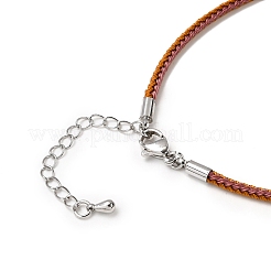 Fabrication de colliers en cordon tressé en nylon de 2.5 mm&nbsp;FIND-G095-01P-32