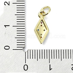 Colgante micropavé cubic zirconia de latón&nbsp;KK-H475-23G-02